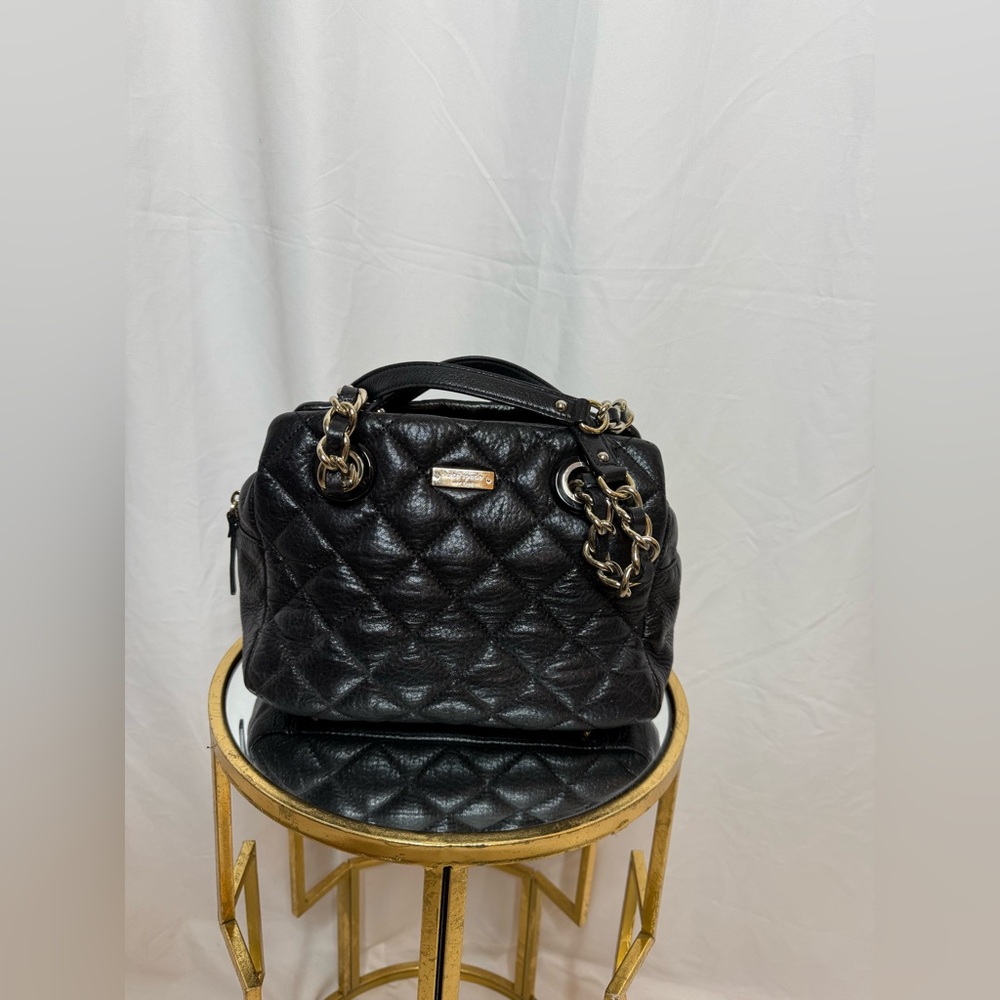 Kate Spade Black Quilted Shoulder Bag